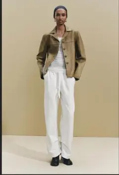 新品未使用　ZARA ザラ　スウェットパンツ　プリーツディテールジョガーパンツ