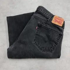 Levi's　リーバイス　505　テーパード　デニムパンツ　古着　ブラック
