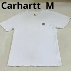 Carhartt カーハート　メンズ半袖Tシャツ　ロゴ刺繍　胸ポケット　M