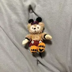 クマのぬいぐるみ ストラップ付き
