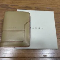 marni 2つ折り財布 ベージュ イエロー