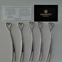 MIKIMOTO - ミキモト 未使用　フルーツピック　フォーク　アコヤ3ｍmパール付き　MIKIMOTO　18694941 ミキモト 未使用 フルーツピック フォーク アコヤ3mmパール付き