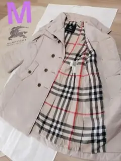 本物上質美品 中綿トレンチコート バーバリーロンドン