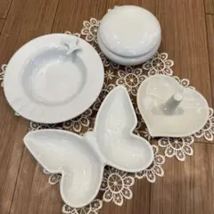 ②白磁のセット