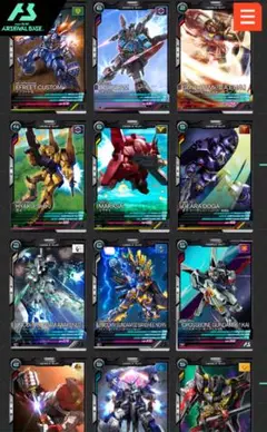 ガンダムアーセナルベース　FQ4弾　C,Rコンプリートセット