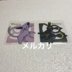 ポケモンカフェ　コースター　エーフィ　ブラッキー　セット