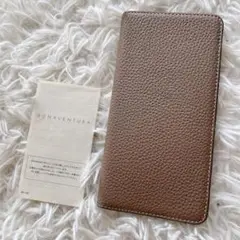 美品 ボナベンチュラ レザー iPhone スマホケース グレージュ