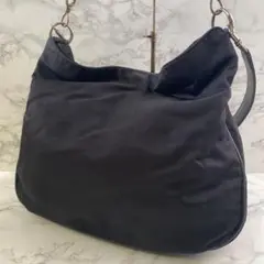 GUCCI グッチ バンブー ファブリック×本革 レザー 2wayハンドバッグ