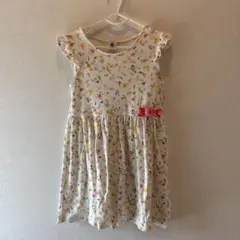 PETIT BATEAU フラワープリントワンピース 116cm