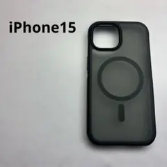 iPhone15 ケース　ブラック