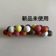 カラフルボールのアーチ型バレッタ