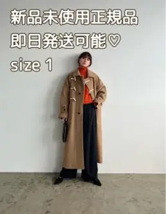 新品【CLANE】OVER MAXI DUFFLE COAT ♡ 1サイズ