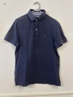 TOMMY HILFIGER 半袖ポロシャツ M ネイビー