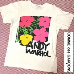 コムデギャルソン✖️ アンディウォーホール flowers Tシャツ 京セラ美術館