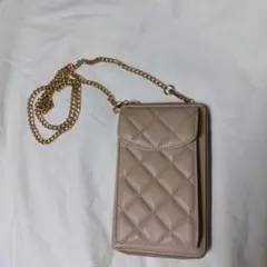 スマホショルダーバッグ　財布入れ