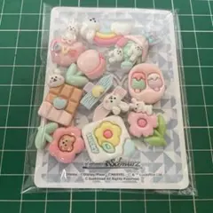 デコパーツ　うさぎとくま