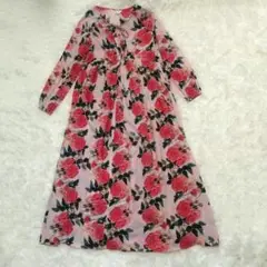 REDTAG WOMAN 花柄　ロングワンピース　コットン　 velnica