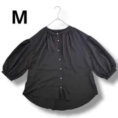 黒　Mサイズ　チュニック　Mサイズ ブラック　ポリエステル100% 薄手シャツ