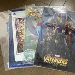 アベンジャーズ インフィニティ・ウォー などクリアファイル 4枚セット