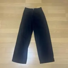 黒 ワイドパンツ　パンツ