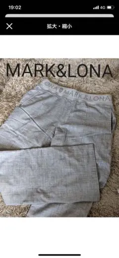 MARKu0026LONA マークu0026ロナ パンツ ゴルフ マークアンドロナ