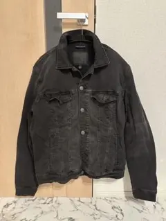美品 AMERICANEAGLE アメリカンイーグル ブラック デニムジャケット