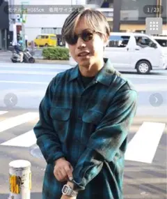 BACK NAMBER バックナンバーミックスオープンカラーシャツ