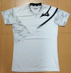 Mizuno ミズノ クイックドライ VネックTシャツ M ホワイト