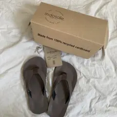 Indosoleインドソール　ブラウン　19cm キッズ