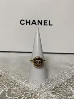 CHANEL ヴィンテージボタンリング 38番 11号