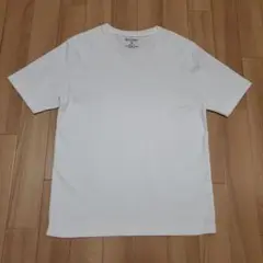 美品 ナノユニバース アンチスメル 無地 クルーネック Tシャツ
