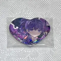 プロセカ 朝比奈まふゆ 2DMVハート缶バッジ バッチ ホログラム