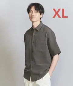ユナイテッドアローズ シルキータッチシャツ