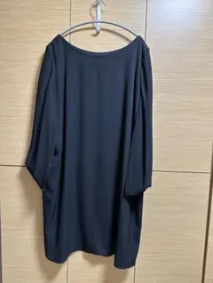 【美品】オケージョン黒　長袖ワンピース