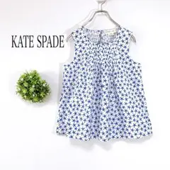【美品】ケイトスペード【 S】ノースリーブカットソー　トップス　総柄　ブラウス