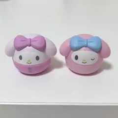 マイメロディ フィギュア セット ピンク パステル