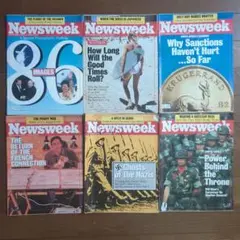Newsweek　1987年 Jan 5　他　計6冊セット