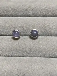 タンザナイト　ピアス　SV９２５