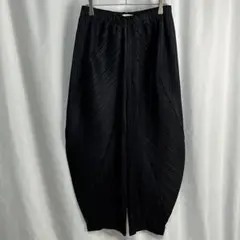 【極美品】2017 PLEATS PLEASE 切替 斜めプリーツ パンツ