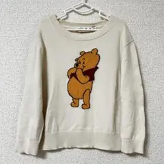 美品　UNIQLO くまのプーさん　ディズニー　トップス　100cm 長袖