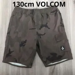 【美品】VOLCOM 迷彩 水着　キッズ130cm相当