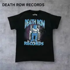 【1247】DEATH ROW RECORDSTシャツHIPHOP半袖黒M