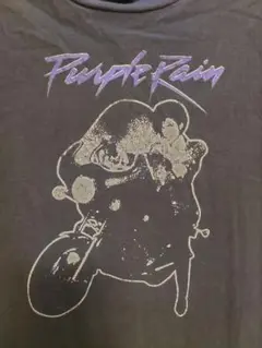 Purple Rain Tシャツ Lサイズ ダークグレー90s