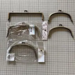ジャスミン　F1680 メガネ用 バッグ用 などがまぐち口金　多種5点