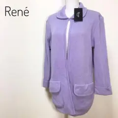【新品】Rene ルネ カーディガン パープル サイズ9 日本製 匿名配送
