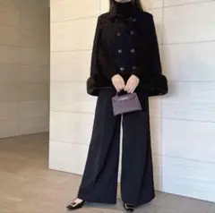 cccmalie シーマリー　スリムパンツ　42 cccmalie シーマリー スリムパンツ ブラック 38の通販 by
