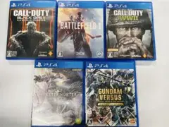 PS4 ソフト 5種まとめ売り 動作確認済み