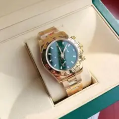 ROLEX 自動巻きクロノグラフ 腕時計 グリーン