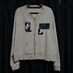 AIVER ZIPジャケット ダメージ加工