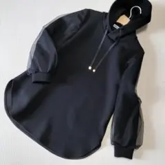 HERENCIA　チュールドッキング エアクッション チュニック パーカ